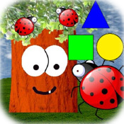 Ladybug Tree SHAPES - Kids bug catching and shape learning game