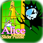 Alice in Wonderland - Sliding Puzzle Game
