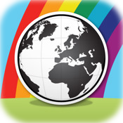 123 World Geography HD Coloring Book for iPad (English, Spanish, French and German)