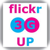 Flickr uploader for iPad(Wifi) via iPhone 3G.