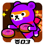 Donut Ninja - Tappi Bear