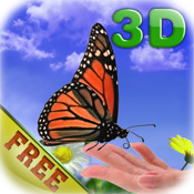 Finger Butterfly 3D Free-Interactive butterfly garden