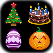 Holiday Greetings - 3D Animations, Emoji, Emoticons, Sounds & Videos for Special Occasions