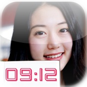 GirlsWatch_korean beauty clock