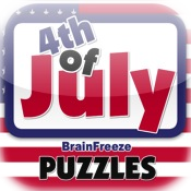 BrainFreeze Puzzles - 4th of July Cube Puzzle Board Game