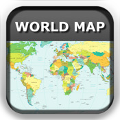 A World Map - Pocket Political World Map